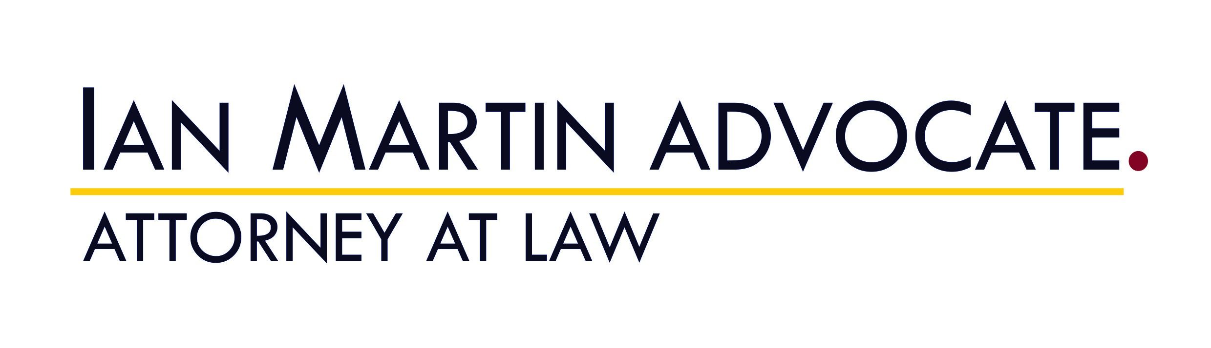 IAN MARTIN ADVOCATE.